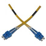 ADEX optický patch cord, SCupc/SCupc, SM 9/125, Duplex, 2m