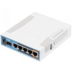 MikroTik RouterBOARD RB962UiGS-5HacT2HnT, hAP ac, 5x LAN, 2.4+5Ghz, 802.11b/g/n/ac, ROSL4, USB, 1x SFP